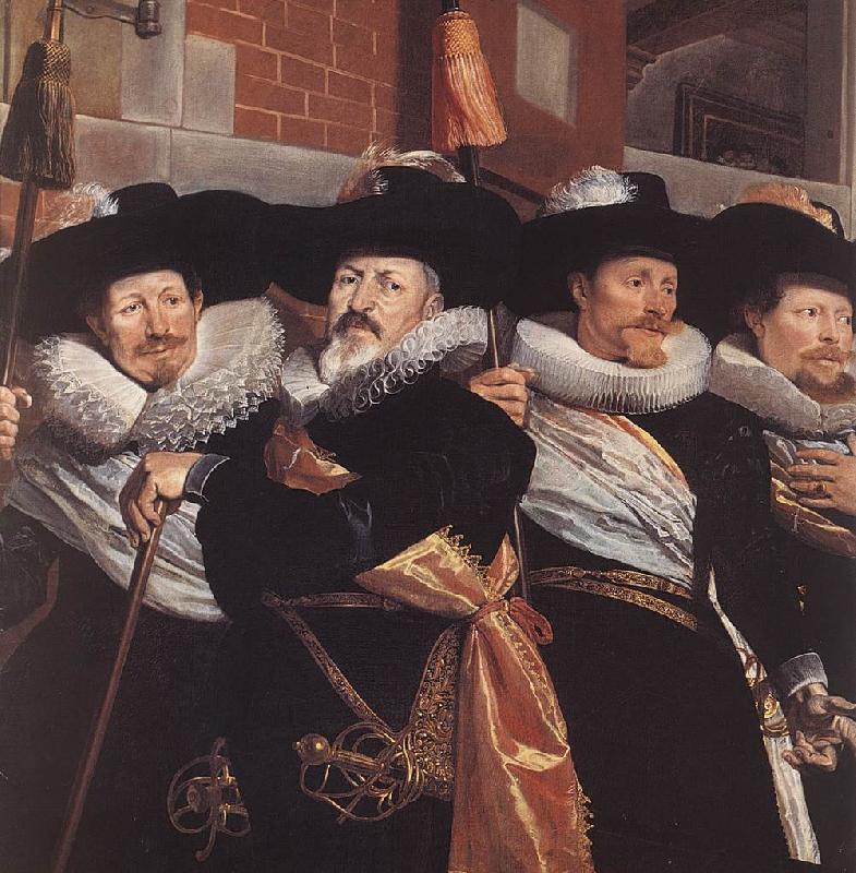 POT, Hendrick Gerritsz Officers of the Civic Guard of St Adrian (detail) a oil painting picture